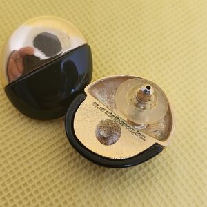 Liz Claiborne Gold and Black Earrings